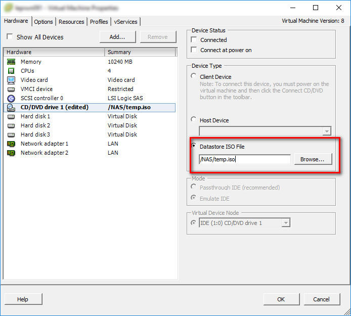 vsphere storage